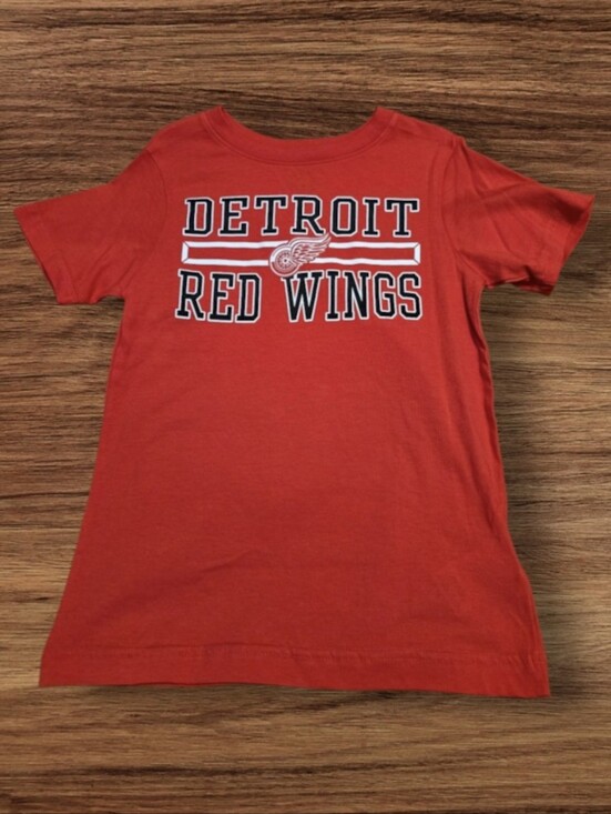 NHL Other - NHL Detroit Red Wings Kids Red Logo Tee